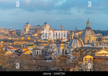 L'Italie, Lazio, Rome, Skyline Banque D'Images