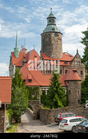 Château Czocha, Basse-silésie, Pologne Banque D'Images