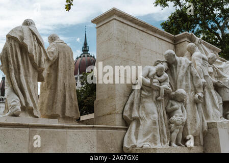 Kossuth Memorial, un monument public dédié aux ex-Regent-President hongrois Lajos Kossuth Banque D'Images