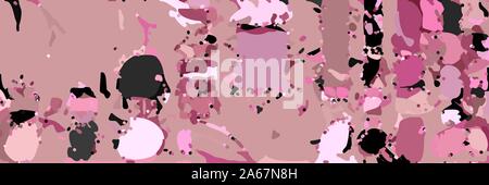 L'art moderne abstrait arrière-plan avec rosy brown, rose foncé très sombre et modéré dans des tons roses. Banque D'Images
