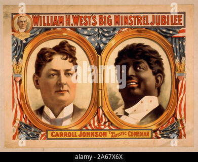 William H. West's Big Minstrel Jubilé Banque D'Images