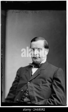 William McKinley. ; William McKinley. assis face vers la gauche ; Banque D'Images