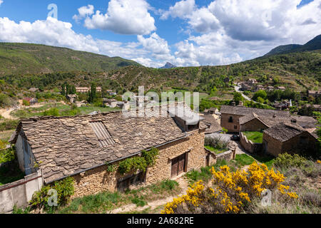 Santa Cruz de la Serós, Aragon, Espagne Banque D'Images