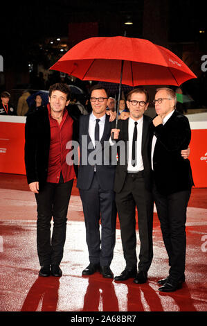 Roma, Italie. 24 Oct, 2019. Cinéma Roma Fest 2019.tapis rouge film Le meilleur reste a venir sur la photo Patrick Bruel, Matthieu Delaporte, Alexandre de La Patellière et Fabrice Luchini : Crédit Photo Agency indépendante/Alamy Live News Banque D'Images