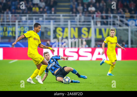 Milano, Italie. 23 Oct, 2019. nicolo barella (internazionale fc)lors de la Ligue des Champions de football, Championnat Hommes à Milan, Italie, 23 octobre 2019 - LPS/Fabrizio x-man Crédit : Fabrizio Carabelli/fil LPS/ZUMA/Alamy Live News Banque D'Images