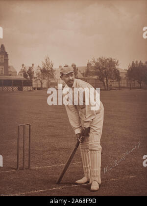 Noble indienne de cricket et Ranjitsinhji (1872-1933) Capitaine et batteur de Cambridge star pour Sussex et l'Angleterre Banque D'Images