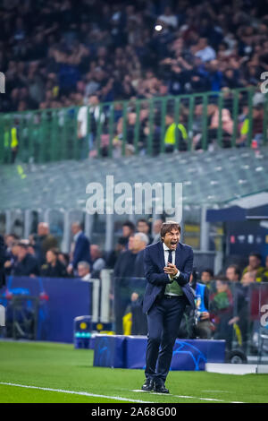 Milano, Italie. 23 Oct, 2019. antonio conte (internazionale fc)lors de la Ligue des Champions de football, Championnat Hommes à Milan, Italie, 23 octobre 2019 - LPS/Fabrizio x-man Crédit : Fabrizio Carabelli/fil LPS/ZUMA/Alamy Live News Banque D'Images