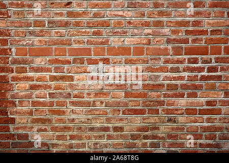 La texture du mur de brique rouge. Abstrackt texture background. Banque D'Images