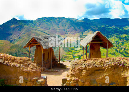 Pisac ruines Inca - Pérou Banque D'Images