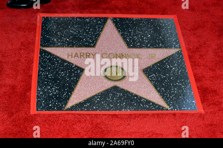 Los Angeles, USA. 24 Oct, 2019. Harry Connick Jr -Star 036 assister comme Harry Connick Jr. est honoré avec une étoile sur le Hollywood Walk of Fame Le 24 octobre 2019 à Hollywood, Californie. Credit : Tsuni/USA/Alamy Live News Banque D'Images