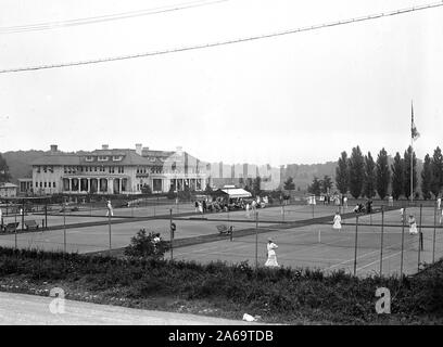 1917 Photo de Colombie-Britannique - Colombie-Britannique Country Club de Tennis Banque D'Images