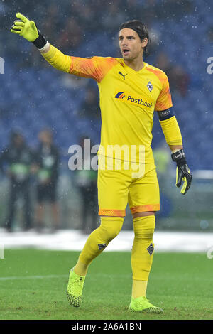 Rome, Italie. 25 octobre, 2019. Troisième tour de la Ligue Europa Borussia Mönchengladbach. v Roma Stade olympique, Rome (Italie), 24 octobre 2019 Yann Sommers : Crédit Photo Agency indépendante/Alamy Live News Banque D'Images