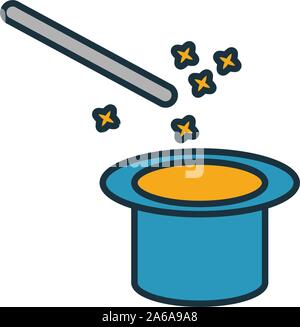 L'icône de magicien. Élément simple de partie Icon icons collection. L'icône de création d'interface utilisateur, ux magicien, apps, logiciels et des infographies Illustration de Vecteur