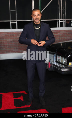 Hollywood, CA. 24 Oct, 2019. Jesse Williams, au Los Angeles Premiere de l'Irlandais au théâtre chinois de Grauman à Hollywood, Californie le 24 octobre 2019. Credit : Faye Sadou/media/Alamy Punch Live News Banque D'Images