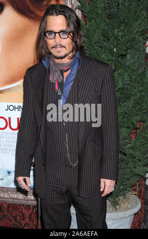 NEW YORK, NY - 06 DÉCEMBRE : Johnny Depp assiste à la première mondiale de 'l'' au Ziegfeld Theatre Le 6 décembre 2010 à New York. People : Johnny Depp Banque D'Images