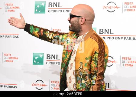 Rome, Italie. 25 octobre, 2019. Cinéma Fest 2019 de Rome. Festival du Film de Rome. Negramaro photocall du film. L'âme vu d'ici. Crédit photo : Giuliano Sangiorgi : agence photo indépendante/Alamy Live News Banque D'Images