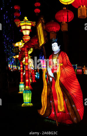 Fête des lanternes 19 janvier 2019, Gaillac, Tarn, Occitanie, France Banque D'Images