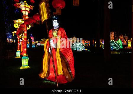 Fête des lanternes 19 janvier 2019, Gaillac, Tarn, Occitanie, France Banque D'Images