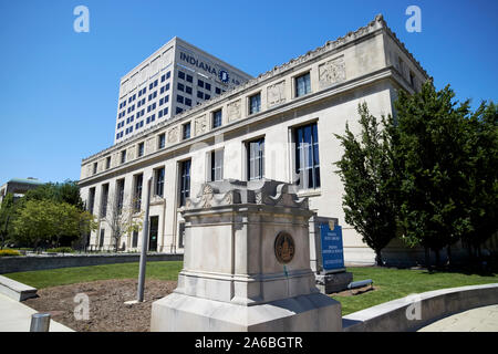 Bibliothèque d'état de l'indiana et indianapolis indiana USA bureau historique Banque D'Images