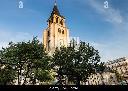 Église Saint-Germain-des-Prés à Paris, France Banque D'Images