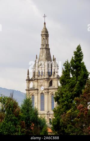 L'architecture de l'église dans la ville de Bilbao espagne Banque D'Images