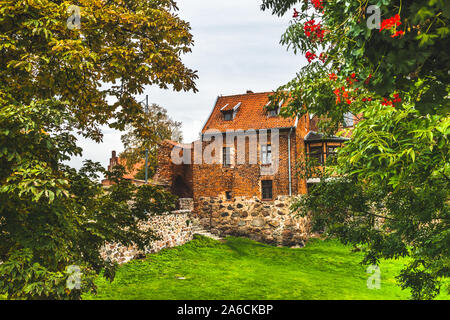 Ilawa Lakeland (Pologne). Château Sztum Banque D'Images