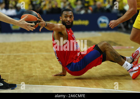 Berlin, Allemagne. 25 octobre, 2019. 32 hilliardduring darrun Alba Berlin vs CSKA Mosca, de l'Euroleague Basketball Championship à Berlino, Italie, 25 octobre 2019 - LPS/Michele Morrone Crédit : Michele Morrone/fil LPS/ZUMA/Alamy Live News Banque D'Images