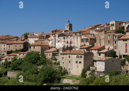 Mons hilltop village Var Provence France Banque D'Images