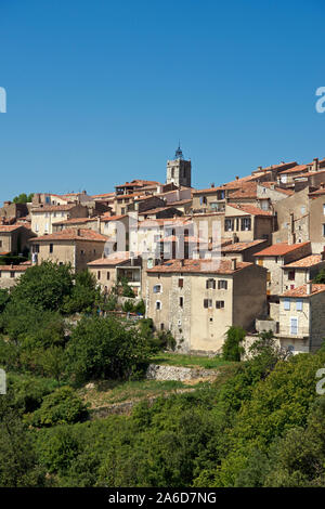 Mons hilltop village Var Provence France Banque D'Images