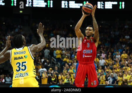 Berlin, Allemagne. 25 octobre, 2019. Joel 3 bolomboyduring Alba Berlin vs CSKA Mosca, de l'Euroleague Basketball Championship à Berlino, Italie, 25 octobre 2019 - LPS/Michele Morrone Crédit : Michele Morrone/fil LPS/ZUMA/Alamy Live News Banque D'Images