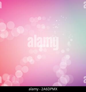 Bokeh Abstract sparkles sur arrière-plan flou Illustration de Vecteur