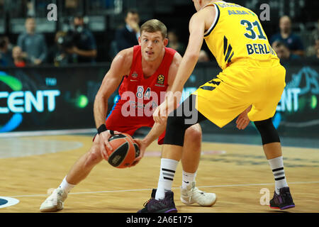 # 84 Ron Baker lors d'Alba Berlin contre le CSKA Moscou, Berlin, Allemagne, 25 octobre 2019, l'Euroligue de basket-ball Basket-ball Championship Banque D'Images