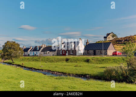 Dhuirinish cottages, Ecosse Banque D'Images