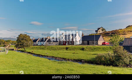 Dhuirinish cottages, Ecosse Banque D'Images