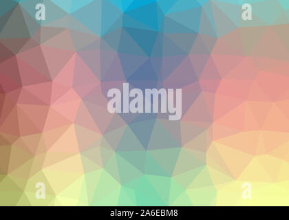 Résumé fond trianglify thème triangles colorés belle illustration papier peint design pattern simple polygone poly-texture faible bords du graphique Banque D'Images