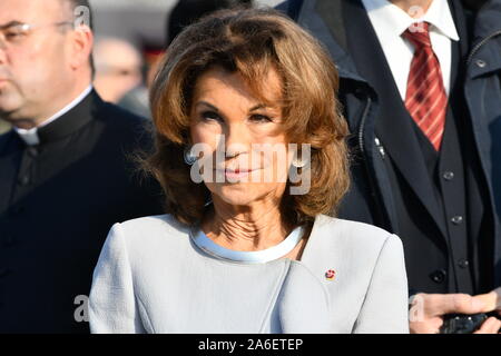 Vienne, Autriche. 26th octobre 2019. Journée nationale autrichienne sur la place des héros à Vienne avec la chancelière fédérale Brigitte Bierlein sur 26 octobre 2019 à Vienne. Credit: Franz PERC / Alamy Live News Banque D'Images