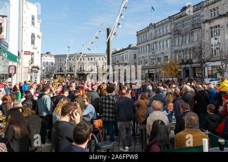 Cork, Irlande, le 26 octobre 2019. Guinness Cork Jazz Festival 42e, la ville de Cork. C'est aujourd'hui le deuxième jour de la 42e Gunniess Cork Jazz Festival qui se déroule du vendredi au lundi, groupes de jazz venus de tous les coins du monde à effectuer dans le cadre du festival. Credit : Damian Coleman Banque D'Images