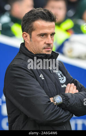 26 octobre 2019, American Express Community Stadium, Brighton et Hove, Angleterre, Premier League, Brighton et Hove Albion Everton v:Marco Silva Manager d'Everton Crédit : Phil Westlake/News Images Banque D'Images