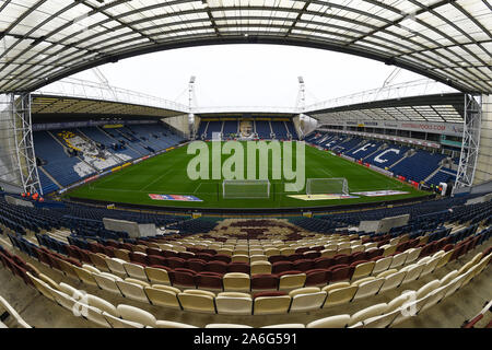 26 octobre 2019, Deepdale, Preston, England ; Sky Bet Championship, Preston North End v Blackburn Rovers : une vue générale de Deeodale, lieu de jeu d'aujourd'hui. Crédit : Richard Long/News Images Banque D'Images