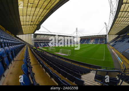 26 octobre 2019, Deepdale, Preston, England ; Sky Bet Championship, Preston North End v Blackburn Rovers : une vue générale de Deeodale, lieu de jeu d'aujourd'hui. Crédit : Richard Long/News Images Banque D'Images