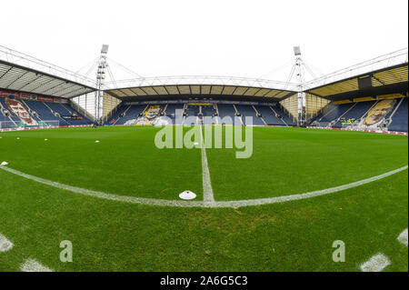 26 octobre 2019, Deepdale, Preston, England ; Sky Bet Championship, Preston North End v Blackburn Rovers : une vue générale de Deeodale, lieu de jeu d'aujourd'hui. Crédit : Richard Long/News Images Banque D'Images