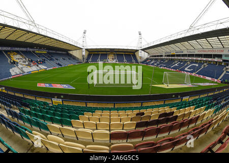 26 octobre 2019, Deepdale, Preston, England ; Sky Bet Championship, Preston North End v Blackburn Rovers : une vue générale de Deeodale, lieu de jeu d'aujourd'hui. Crédit : Richard Long/News Images Banque D'Images