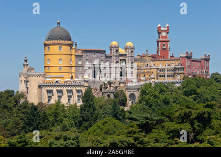 Palácio Nacional da Pena près de Sintra, Portugal Banque D'Images