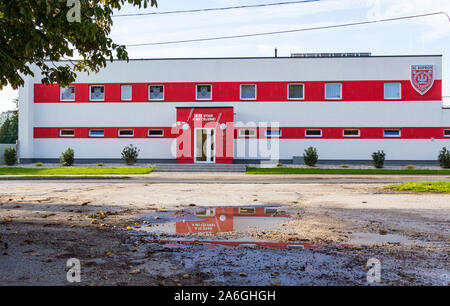 Entrée de Sopron Football Sport Club Agfalvi, ut, Sopron, Hongrie Banque D'Images