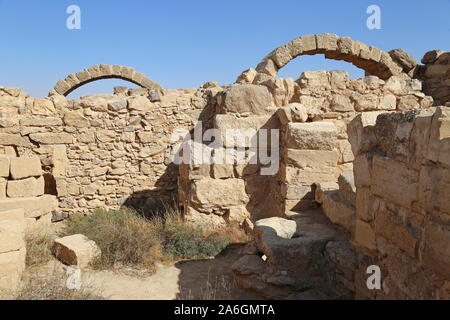 Marché de l'Eglise, Umm Ar Rases, période romaine site du patrimoine mondial de l'UNESCO, gouvernorat d'Amman, Jordanie, Moyen-Orient Banque D'Images