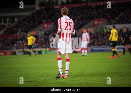 Peter Crouch jouant pour Stoke City contre Watford dans la Barclays Premier League Banque D'Images