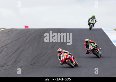 Victoria, Australie. 27 Oct, 2019. Moto GP d'Australie, de qualification ; Marc Marquez, Aleix Espargaro en qualifications - usage éditorial : Action Crédit Plus Sport Images/Alamy Live News Banque D'Images