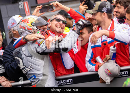 Phillip Island, Australie. 27 octobre, 2019. Jack Miller (43) équitation pour Alma Pramac Racing (AUS) prend la 3ème place à l'Promac Generac Australian MotoGP. Crédit : Dave Hewison/Alamy Live News Banque D'Images