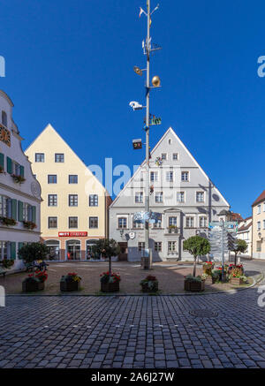 Aichach, petite ville de l'Allemagne Banque D'Images