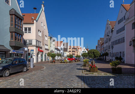 Aichach, petite ville de l'Allemagne Banque D'Images